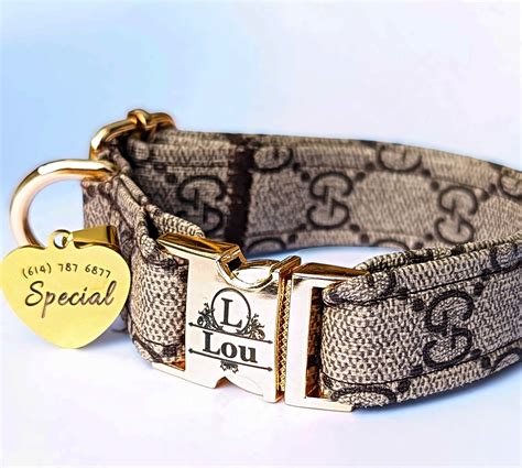 gucci pet grote logo|gucci leather dog collars.